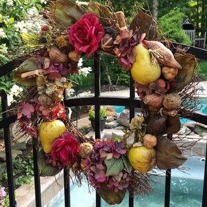 Petrified Whimsical Hand Made Wreath